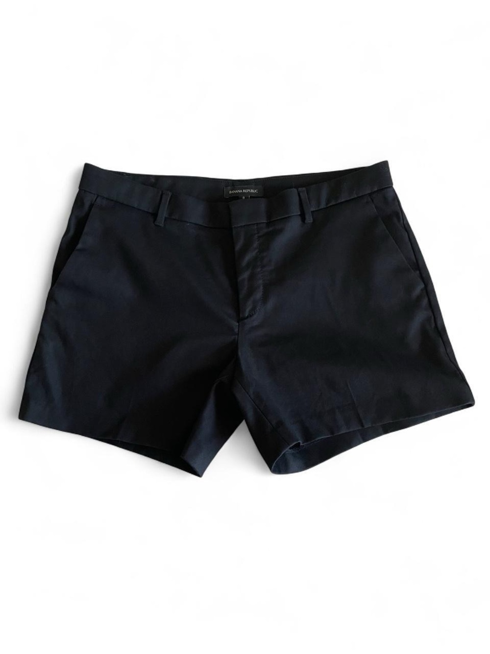 Banana Republic Black Cotton Shorts